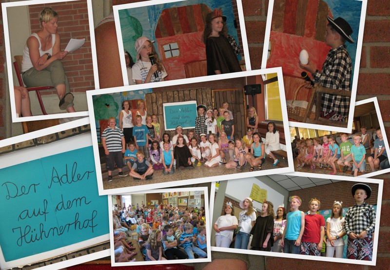 Musical-AG führte „Der Adler auf dem Hühnerhof“ auf